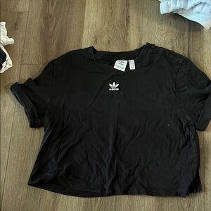 Adidas Women's Black Short Sleeve Tee